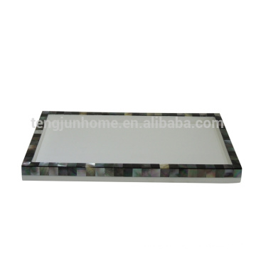 CBM-TYM Black Mother of Pearl Tray with shell mosaic
